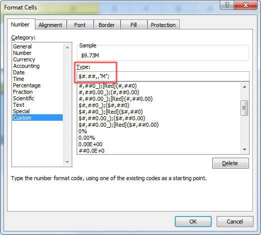 how to add custom format in excel