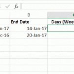 How to Use Networkdays in Excel