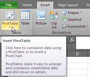Excel Skills - Pivot Tables